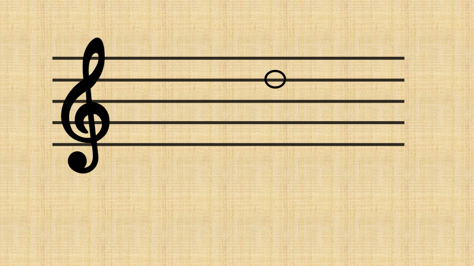 D5 on treble clef stave