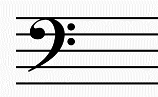 Bass Clef on stave