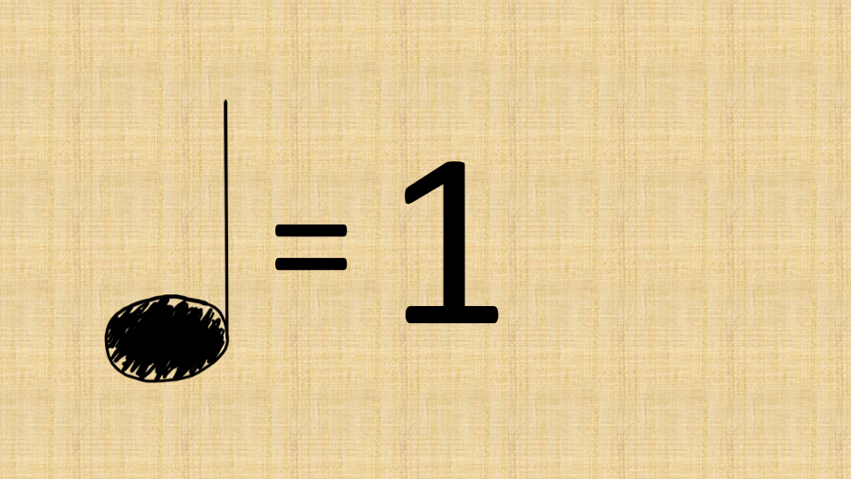 crotchet note equal to one
